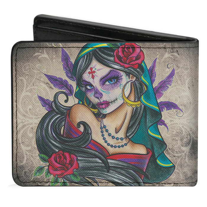 Bi-Fold Wallet - Muerta Bi-Fold Wallets Sexy Ink Girls   