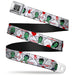 BD Wings Logo CLOSE-UP Full Color Black Silver Seatbelt Belt - Zombie CHOMP! Webbing Seatbelt Belts Buckle-Down   