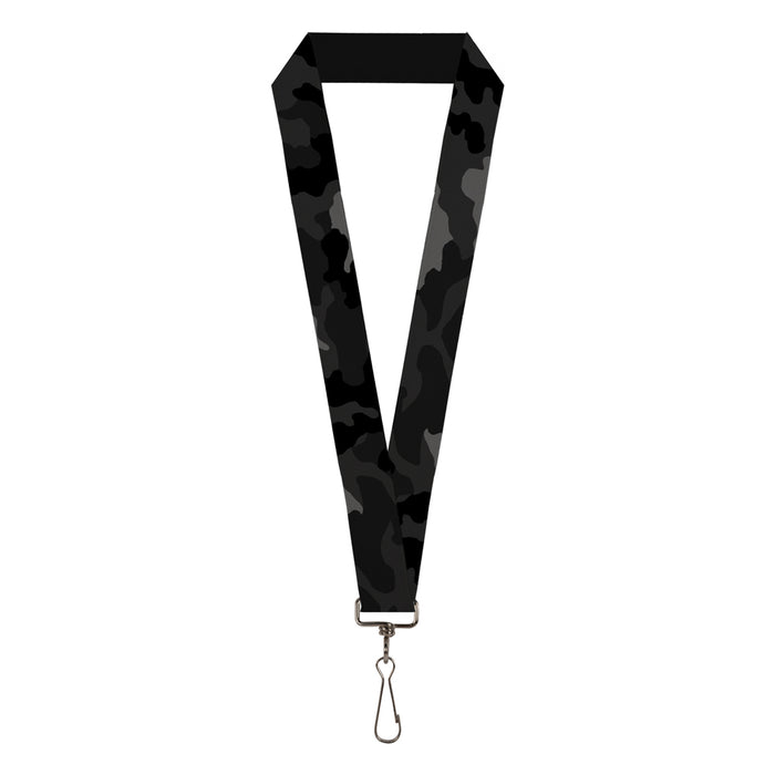 Lanyard - 1.0" - Camo Charcoal Lanyards Buckle-Down   