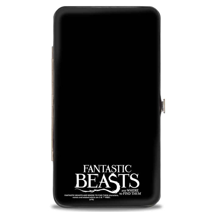 Hinged Wallet - FANTASTIC BEASTS AND WHERE TO FIND THEM MAGICAL EXPOSURE THREAT LEVEL Meter Black White Multi Color Hinged Wallets The Wizarding World of Harry Potter   