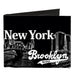 Canvas Bi-Fold Wallet - Brooklyn New York Canvas Bi-Fold Wallets Buckle-Down   