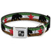 Dog Bone Seatbelt Buckle Collar - Cali Bear Silhouette & Star/CALIFORNIA REPUBLIC Green/White/Brown/Black/Red Seatbelt Buckle Collars Buckle-Down   