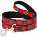 Dog Leash - Navajo Gray/Red/Gray/Black Dog Leashes Buckle-Down   