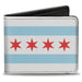 Bi-Fold Wallet - Chicago Flag Bi-Fold Wallets Buckle-Down   