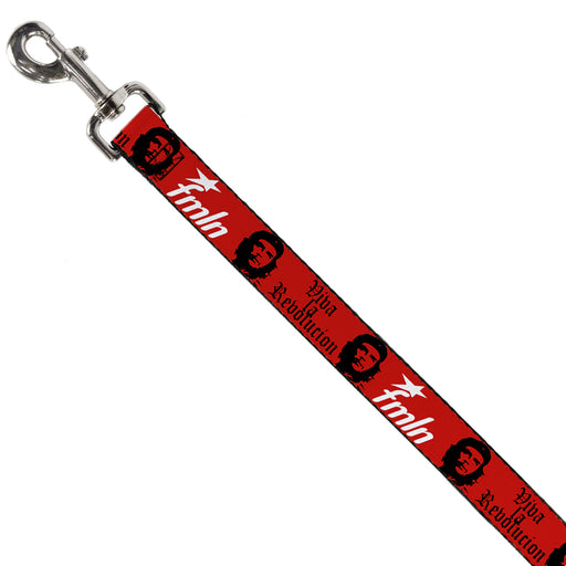 Dog Leash - VIVA LA REVOLUCION Che w/fmln Red Dog Leashes Buckle-Down   