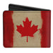 Bi-Fold Wallet - Canada Flag Painted Bi-Fold Wallets Buckle-Down   