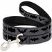 Dog Leash - Bat Logo Transitions Gray/Black Dog Leashes DC Comics   