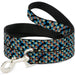 Dog Leash - Polka Dots Stacked Black/Blue/Sage/Brown Dog Leashes Buckle-Down   