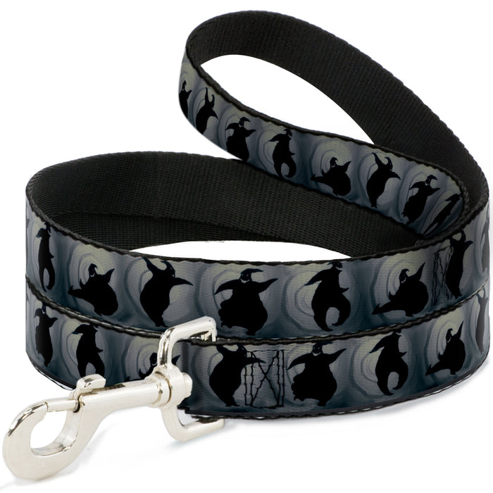 Dog Leash - Oogie Boogie Silhouette Poses Gray/Black Dog Leashes Disney   