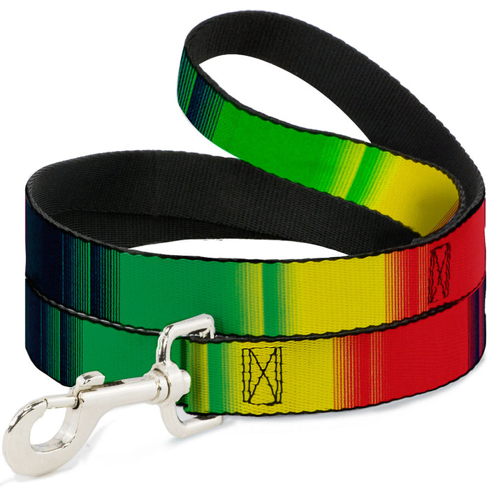 Dog Leash - Zarape4 Vertical Rasta Dog Leashes Buckle-Down   