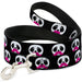Dog Leash - Panda Face w/Pink Mustache Dog Leashes Buckle-Down   