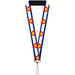 Lanyard - 1.0" - Colorado Heart Blue White Red Yellow Lanyards Buckle-Down   