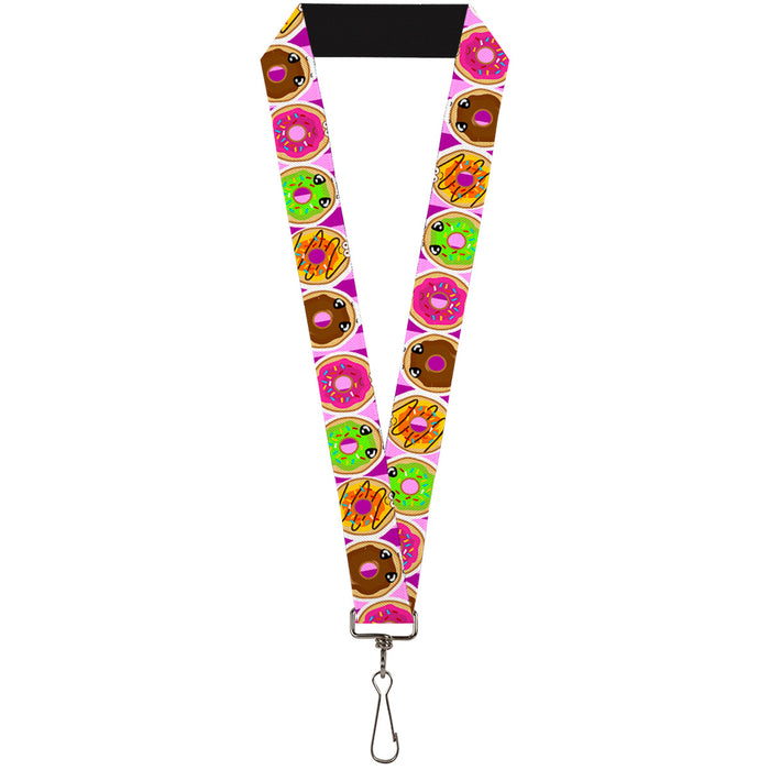Lanyard - 1.0" - Sprinkle Donut Expressions Pink Lanyards Buckle-Down   