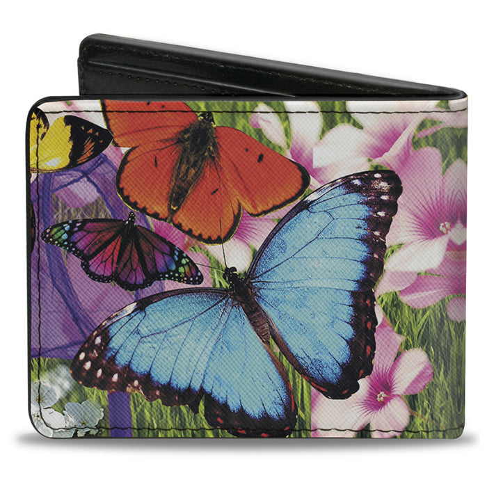 Bi-Fold Wallet - Vivid Butterfly Garden Bi-Fold Wallets Buckle-Down   
