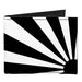 Canvas Bi-Fold Wallet - Rising Sun White Black Canvas Bi-Fold Wallets Buckle-Down   