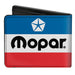 Bi-Fold Wallet - MOPAR Chrysler Logo White Blue Red Black Bi-Fold Wallets Mopar   