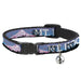 Cat Collar Breakaway - Orgeon MT. HOOD Scenery Blues Purples Black White Breakaway Cat Collars Buckle-Down   