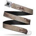 BD Wings Logo CLOSE-UP Full Color Black Silver Seatbelt Belt - Desert Camo Tans/Browns Webbing Seatbelt Belts Buckle-Down   