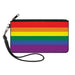 Canvas Zipper Wallet - SMALL - Flag Pride Rainbow Canvas Zipper Wallets Buckle-Down   