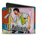 Bi-Fold Wallet - Loteria EL BORRACHO Drinking Pose Close-Up Bi-Fold Wallets Loteria   