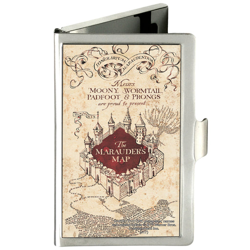 Business Card Holder - SMALL - Hogwarts School THE MARAUDER'S MAP FCG Tan Reds Business Card Holders The Wizarding World of Harry Potter Default Title  