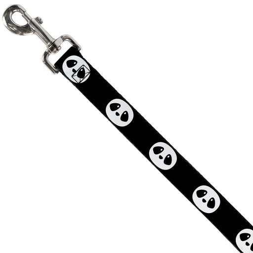 Dog Leash - Panda Face Black/White Dog Leashes Buckle-Down   