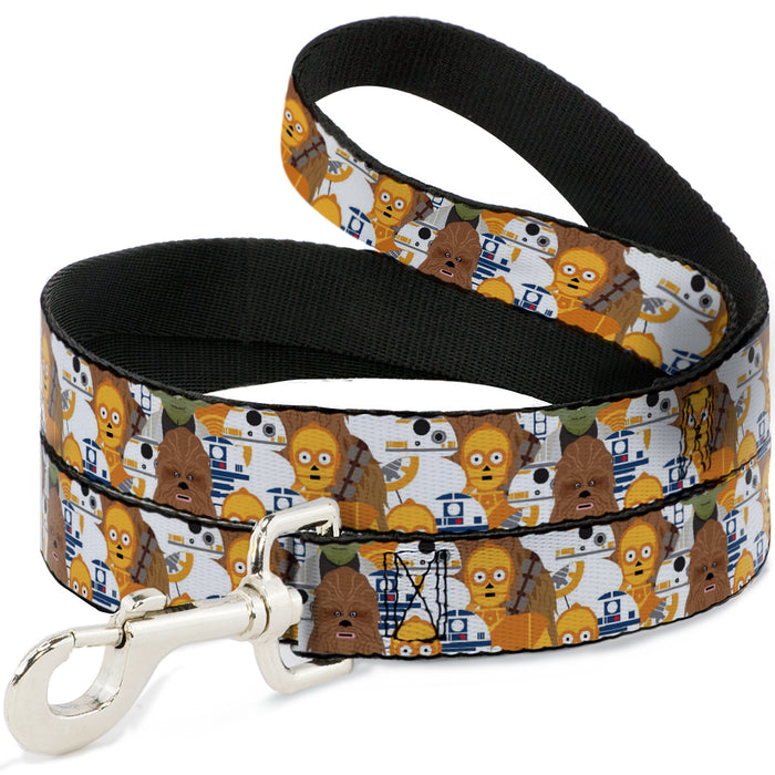 Dog Leash - Star Wars 5-Character Poses Stacked Dog Leashes Star Wars   