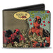 MARVEL DEADPOOL Bi-Fold Wallet - Deadpool ROYALTIES ARE THE Quote Money Poses Bi-Fold Wallets Marvel Comics   