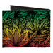 Canvas Bi-Fold Wallet - Marijuana Haze Rasta Rasta Canvas Bi-Fold Wallets Buckle-Down   