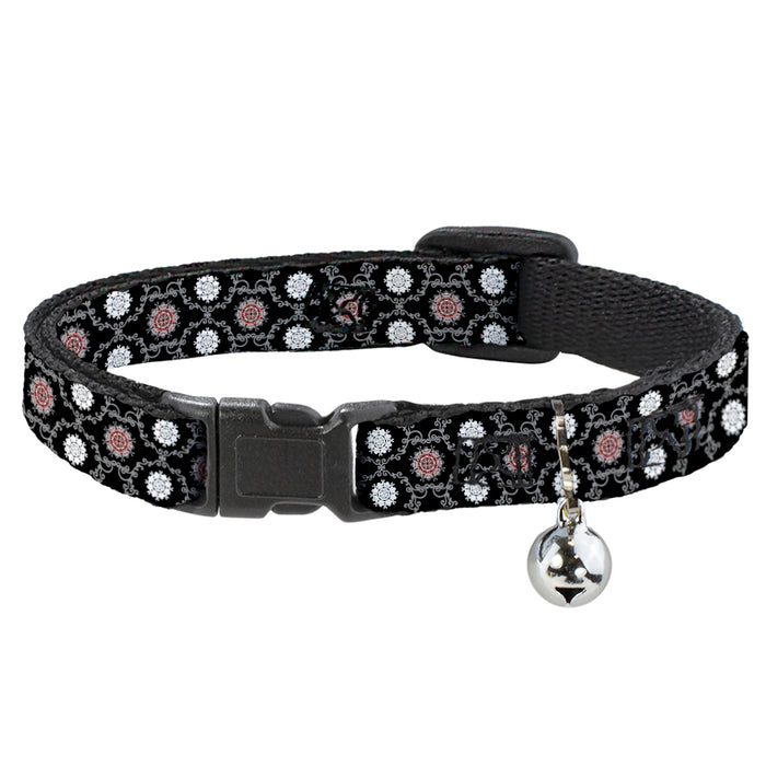 Cat Collar Breakaway - Tapestry 1 Black Breakaway Cat Collars Buckle-Down   