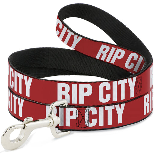 Dog Leash - RIP CITY Red/White Dog Leashes Buckle-Down   