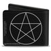 Bi-Fold Wallet - Supernatural Pentagram Black White Bi-Fold Wallets Supernatural   