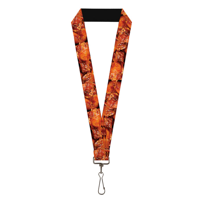 Lanyard - 1.0" - Vivid Hot Wings Stacked Lanyards Buckle-Down   