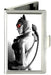 Business Card Holder - SMALL - Arkham City Catwoman Whip Pose FCG Grays Red Business Card Holders DC Comics   