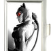 Business Card Holder - SMALL - Arkham City Catwoman Whip Pose FCG Grays Red Business Card Holders DC Comics   