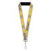 Lanyard - 1.0" - Harry Potter HUFFLEPUFF Stars Argyle Plaid Gray Gold Browns Lanyards The Wizarding World of Harry Potter Default Title  