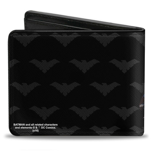 Bi-Fold Wallet - NIGHTWING Issue #1 Welcome to Gotham Cover Pose Logo Black Gray Red Bi-Fold Wallets DC Comics   
