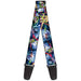 Guitar Strap - Buzz Lightyear Action Poses Stacked Guitar Straps Disney   