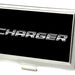 Business Card Holder - SMALL - CHARGER Text FCG Black Silver-Fade Business Card Holders Dodge   