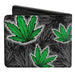 Bi-Fold Wallet - Marijuana Haze Black Bi-Fold Wallets Buckle-Down   