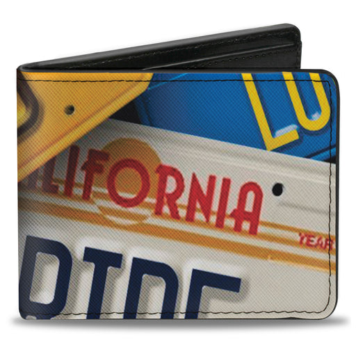 Bi-Fold Wallet - Cali License Plates Stacked Bi-Fold Wallets Buckle-Down   