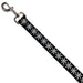 Dog Leash - Starry Snowflakes Black/White/Gray Dog Leashes Buckle-Down   