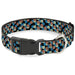 Plastic Clip Collar - Polka Dots Stacked Black/Blue/Sage/Brown Plastic Clip Collars Buckle-Down   