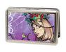 Business Card Holder - LARGE - Le Fleur FCG Metal ID Cases Sexy Ink Girls   