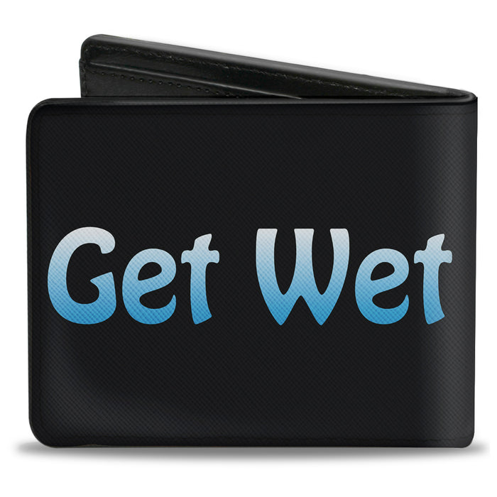 Bi-Fold Wallet - GET WET Black Baby Blue Bi-Fold Wallets Buckle-Down   