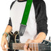 Guitar Strap - St Pat's Clovers Green Guitar Straps Buckle-Down   