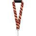 Lanyard - 1.0" - Bacon Slices Maroon Lanyards Buckle-Down   