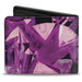 Bi-Fold Wallet - Crystals Purples Bi-Fold Wallets Buckle-Down   