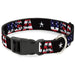 Plastic Clip Collar - USA w/Star Black/US Flags Plastic Clip Collars Buckle-Down   
