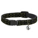 Cat Collar Breakaway - Geometric7 Black Olive Breakaway Cat Collars Buckle-Down   